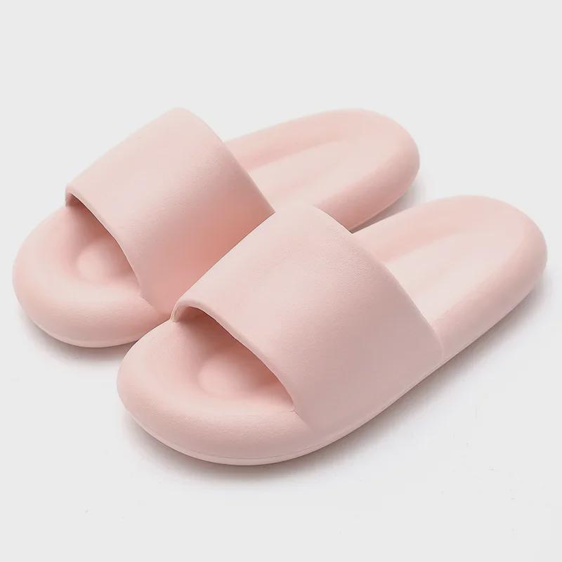 Summer Indoor Slippers for Women with Soft Sole & Outdoor Slippers for Men with Thick Sole