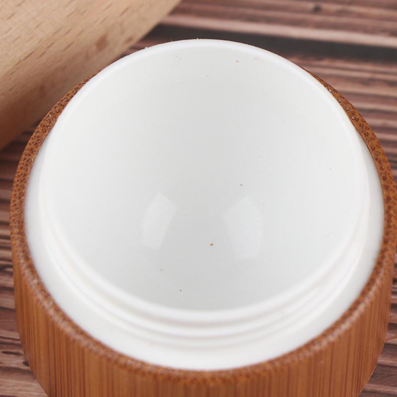 Bamboo Bottle Cream Nail Art Mask Cream Empty Cosmetic Container Storage Box
