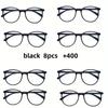 8 Pairs of Blue Light Protective Reading Glasses Male and Female Durable Lenses Suitable for Digital Screens