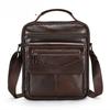Genuine Leather Men's Bag Simple and Casual Large-capacity Single-shoulder Bag Crossbody Bag