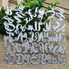 Talos Letter Alphabet Metal Cutting Dies DIY Scrapbooking Paper Cards Album Stencil