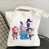 Kpop Witch Hunter Group Printed Canvas Bag Women's Handheld One-shoulder Fashion Student Canvas Bag Daily Shopping Bag KTY