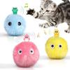 Smart Cat Toys Interactive Ball Elves Fleece Cat Ball Toys Catnip Training Toy Kitten Touch Sounding Pet Product