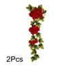 2Pcs Flower Applique Fashion Cheongsam Patch Fabric Sticker Lace Patches Sewing DIY Dress Embroidered Garment Accessories