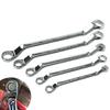 45-Degree Offset Ring Spanner Metric Box Wrench Double Box End Wrench Fastening Repairing Tools