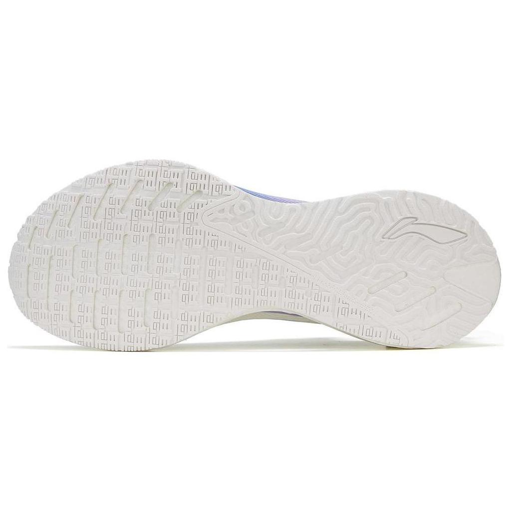 Li-Ning Essential Cotton Candy Shock Absorption Non-Slip Wear-Resistant Low-Top Casual Running Shoes Men Sneakers White Blue Purple ARRT007-16