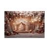 Indoor Window Snowflake Decoration Stage Theme Background Cloth Background Wall Decoration Photo Cloth