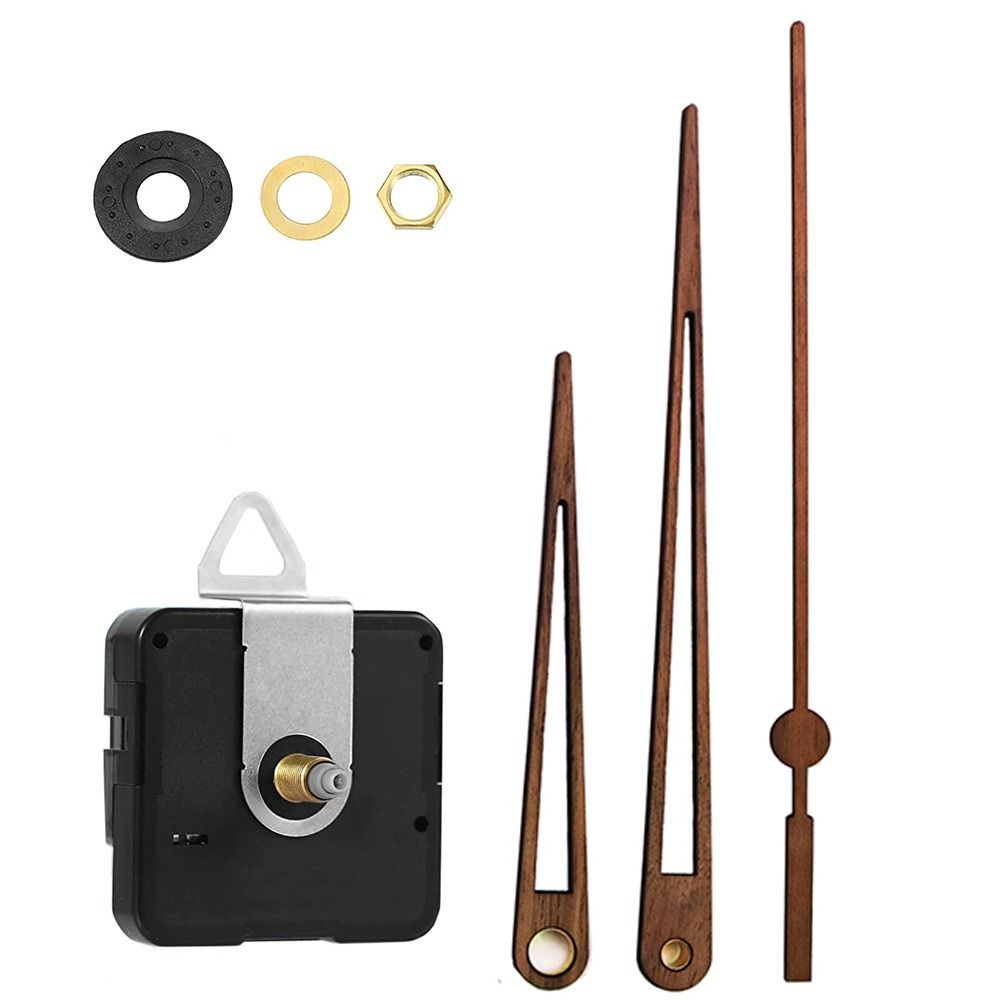 Wood Pointer Clock Mechanism Scanning Clock Hands Kit Silent Wall Clock Parts