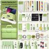 Professional Nail Art Set for Salons: Nail Tools, Gel Polish, UV/LED Lamp & Decorations