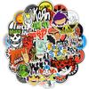 100 PCS Retro Rock Band Stickers Music Graffiti Waterproof Decal Sticker To DIY Guitar Bass Laptop Suitcase Skateboard Car Motor