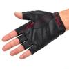 Fashion Hot Black Fingerless Gloves PU Leather Gloves Half Finger Driving