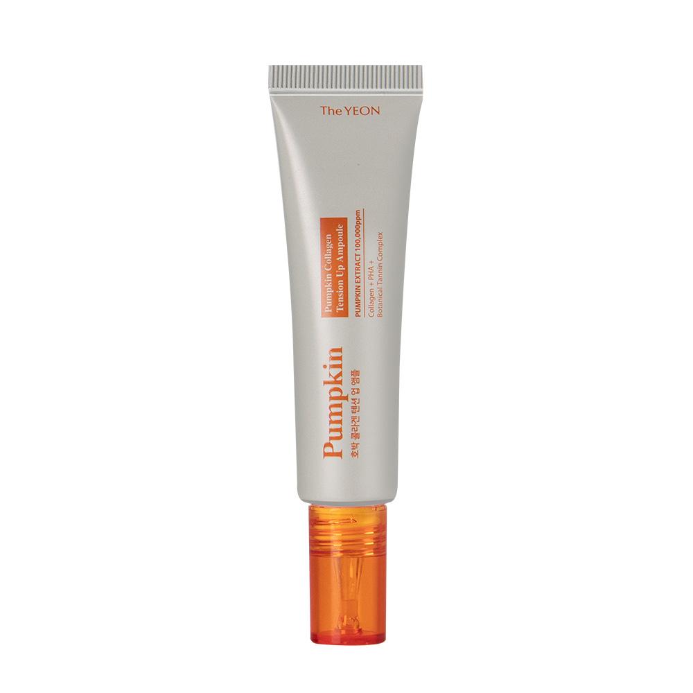 TheYEON Pumpkin Collagen Tension Up Ampoule 20ml (0.67 Fl.oz) For Face Moisturization,Smoothening,and Even Tone-Skin Firming Hydrating