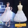 Lace Lolita Petticoat 3 Hoops Cosplay Crinoline Underskirt Bride Wedding Dress Lining  Ball Gown