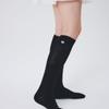 I Hate Monday [IHM250335] IHM Logo Point Knee Socks Black