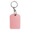 PU Leather Card Holder Keychain Key Ring Door Lock Access Tags ID Card Case Keychain Access Card Bag Key Tag Ring