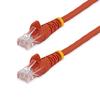 Câble Réseau Cat5e UTP Sans Crochet - STARTECH - 50 Cm Rouge - Compatible PoE