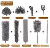 Flexible Electrostatic Fiber Feather Duster with Chenille Head for Gap Dusting
