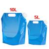 High Capacity Outdoor Water Bag 5/10L Folding Water Bag Canister Tasteless Safety Seal Lightweight Drinking Water Storage Bag