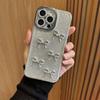 Glue Glitter Rhinestone Mobile Phone Case for Apple 16 Promax Bow for IPhone 17 Air All-inclusive Anti-fall