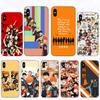Anime Comic Haikyuu Hard Phone Case For Iphone 6S 5 SE 2020 Funda X XR 10 Mobile Cover XS 12 11 Pro Max 13 Mini 7 8 6 Plus Shell
