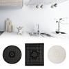 Multifunctional Durable Non-Slip Sink Strainer Rubber Sink Mat Protector Drain Mats