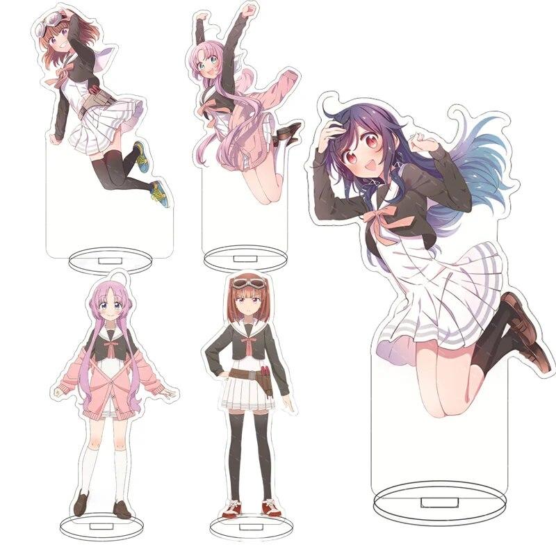 Anime Hoshikuzu Telepath Stand Acrylic Figure Konohoshi Umika Akeuchi Yuu Raimon Matataki Standing Model Plate Desktop Toys Gift