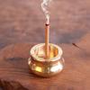 Vintage Brass Mini Incense Burner Deformation-resistant Mini Compact Aromatherapy Home Decoration Incense Holder