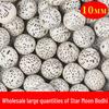 10MM Round Star Moon Bodhi Beads: 108 DIY Buddhist Bracelet Accessories