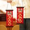 Traditional New Year Wall Pendant Chinese Style Spring Festival Couplet Home Living Room Decor