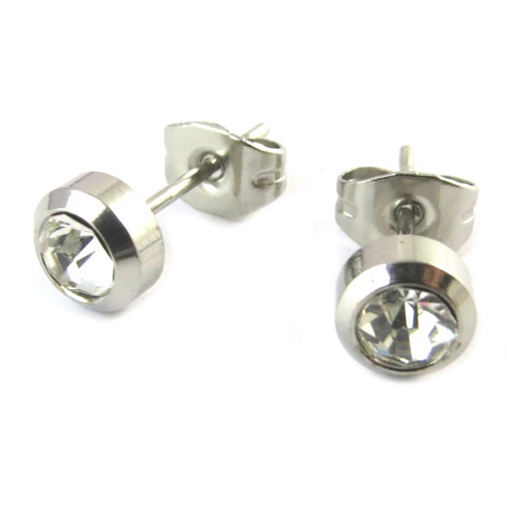 Les Trésors De Lily [P0132] - White 'Essential' Steel Buckles - 6 Mm