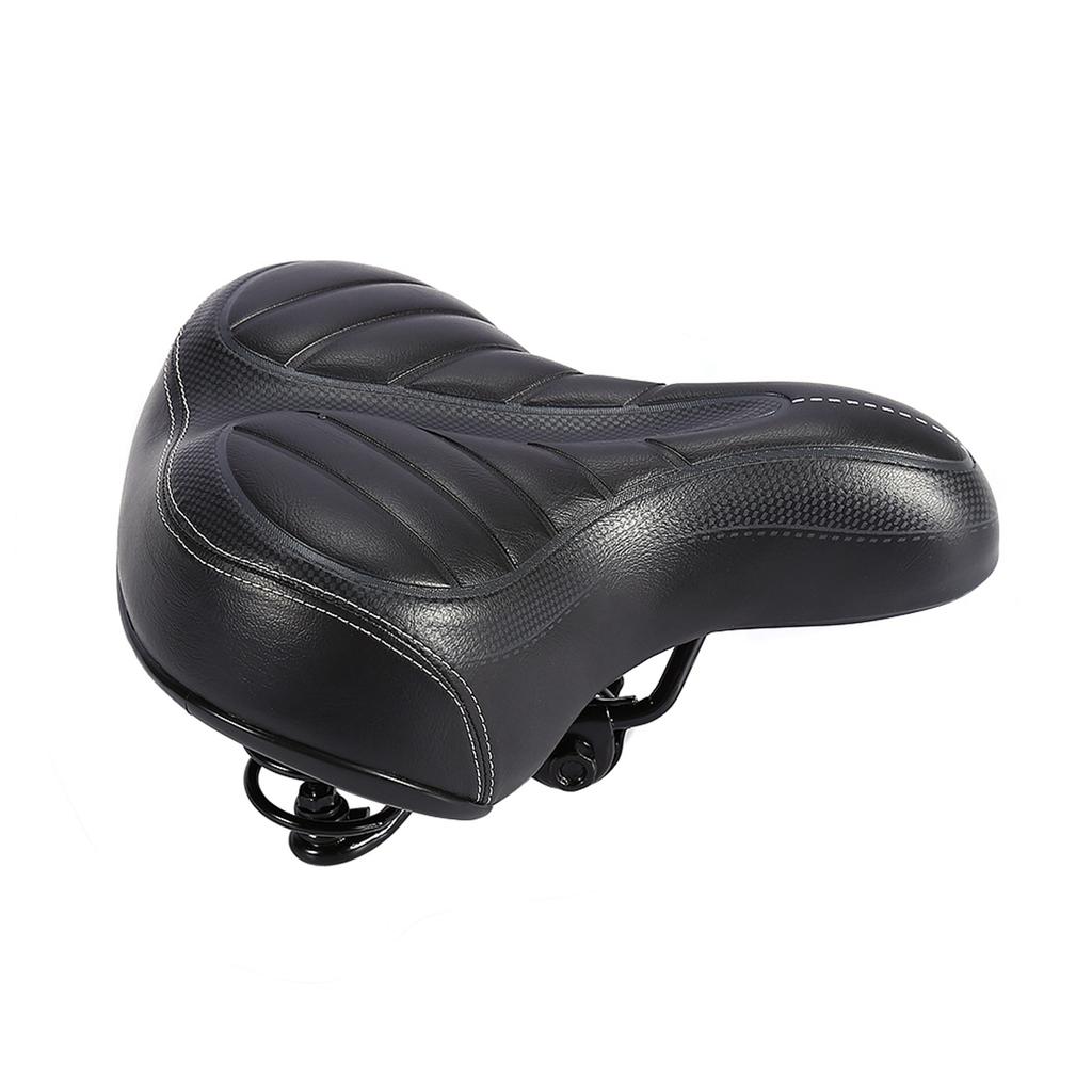 Bike Saddle City Bike Saddle Ultra Soft Cushion Thicker Mountain Bike Bicycle Matte Black Seat
