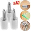 Shelf Bracket Screws Pegs Laminate Support Self-tapping Screw with Non-Slip Sleeve Cabinet Glass Holder Partition Nail