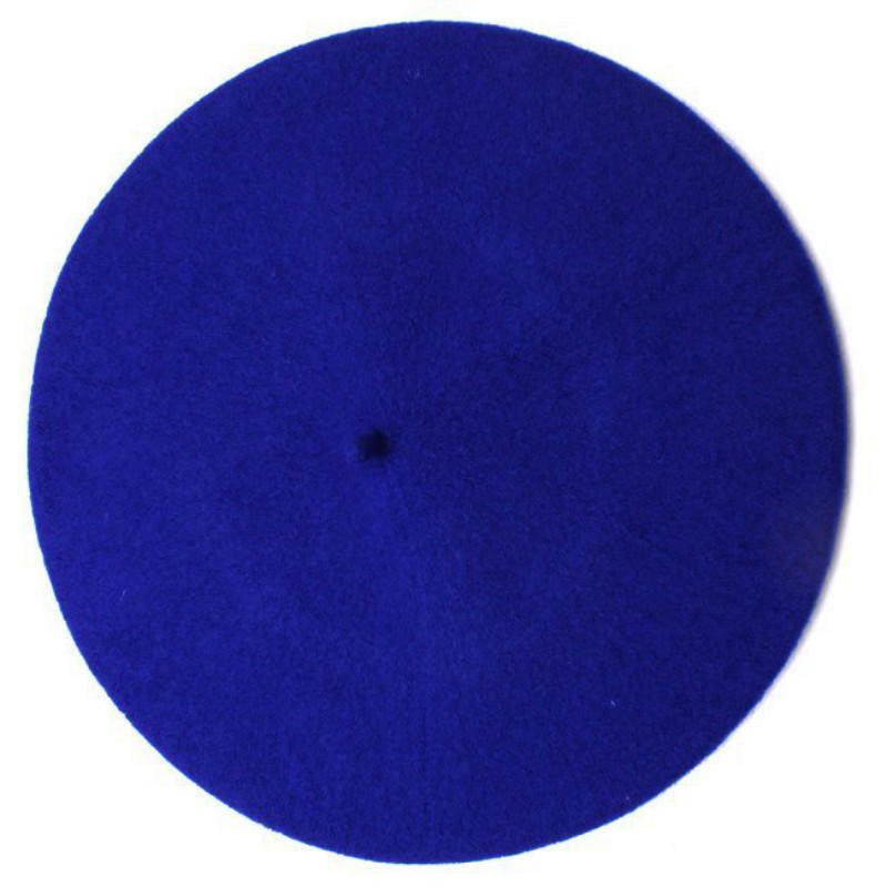 Fashion Warm Wool Blend Winter Women Girl Beret French Artist Beanie Hat Solid Color Casual Ski Cap