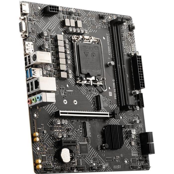 Carte mère - MSI - PRO H610M-G Intel H610 LGA 1700 micro ATX