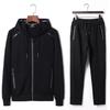 Hoodies Set Mens Sport Suit Loose Sportsuit Sportswear Gym Clothing Men Run Sets