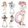 Anime Madoka Magica Acrylic Decorative Crafts Toy 15cm Akemi Homura Tomoe Mami Collectible Figures Desktop Home Decoration