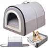 Pet Dog House Soft Cozy Pet Sleeping Bed for Small Medium Dogs Cats Foldable Removable Puppy Nest Portable Kennel Pet Supplies