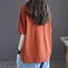 FiveFive Short-sleeved T-shirt Women Summer Tops Korean Style Loose Large Size Fashion T Shirt Pullover Women's Casual T-shirt