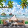 Beautiful Seaside Scenery Mural Sea View Wallpaper Bedroom Living Room 3d Beach Wallpaper Home Decor