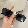 Men's Sunglasses Fashion Rectangle Women Metal Luxury Brand Sun Glasses Classic UV400 Glasses