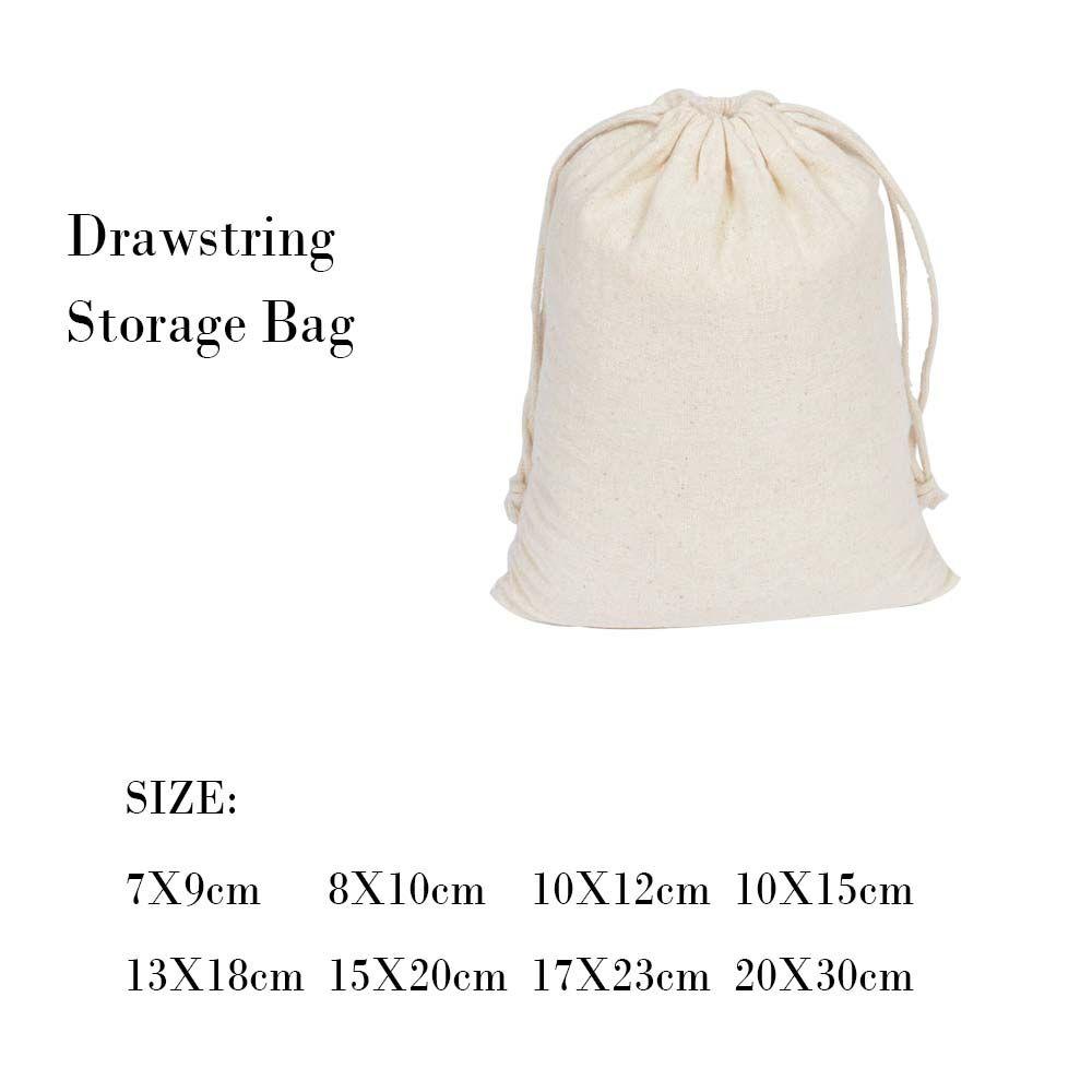 Fabric Travel Hanging Bag Packaging Reusable Organization Storage Bag Drawstring Bag Home Storage