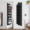 Over-the-Door Foldable Shoe Rack: Multi-Layer Hanging Storage Bag for Wall or Apartment Use