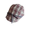 Cap Unique Checkered Women Fashion Beret With Breathable Fabric For Daily Use