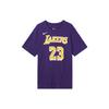 Dri-FIT NBA Limited Edition Lakers LeBron James #23 Quick-Dry Tee Men Tops Purple BQ1541-557