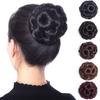 Wig Ball Head Female Employer Pan Head Flower Grab Clip Hair Ornament Lazy Person Fluffy Head Ornament Hair Ring