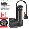 High-pressure Mini Bike Floor Pump Stable Base Useful Universal Bicycle Car Foot Tire Scooter Accessories Pumping