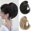Hair Bun Hairpiece Synthetic Short Ponytail Bun Extension Hair Drawstring Bun Hair Pieces Wig For Women Cosplay Wear