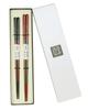 Urushiya Hayashi Chopsticks of 2 Couple Kishu Traditional Wedding Family Gift [Iron wood/Natural wood/Set (24cm/22.5cm)] Chopsticks, Lacquerware,