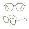 New Retro Frosted Frame Myopia Glasses Oversized Square Frame Near Sight Glasses Blue Light Blocking Eye Protection Eyewear