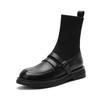 2024 New Fashion Autumn Socks and Ankle Boots Women's Fashion Knitted Stretch Short Boots Women's Flat Casual Thick Sole